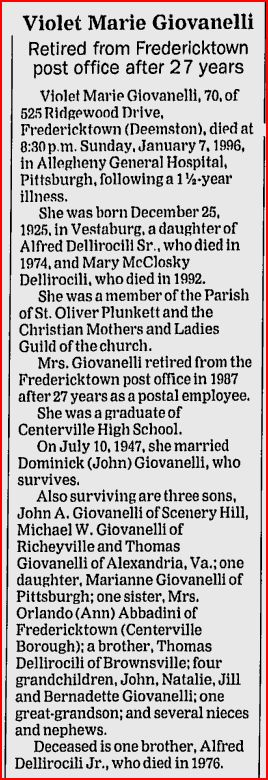 Violet Marie Giovanelli